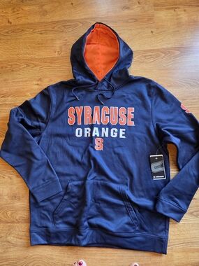 Syracuse Orange Navy & Orange Hoodie Sweatshirt